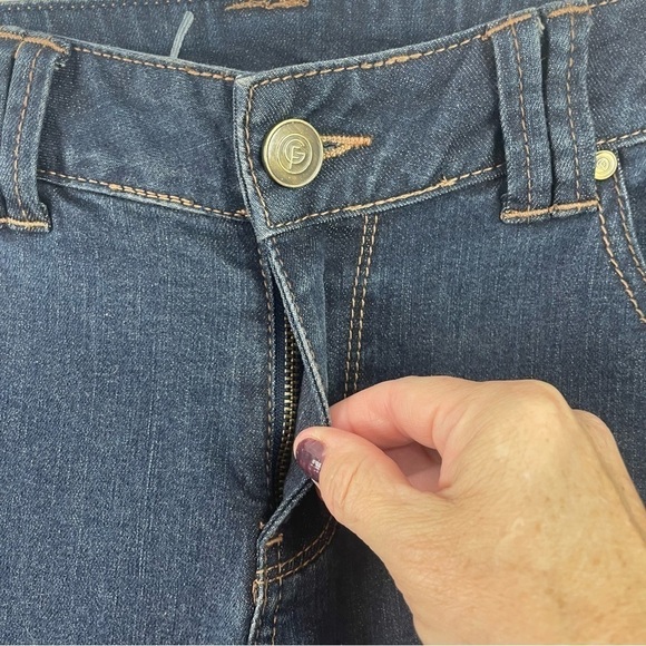 Lane Bryant Genius Fit Jeans Straight Fit Slim Boot Dark Wash Size 14 - Picture 5 of 16